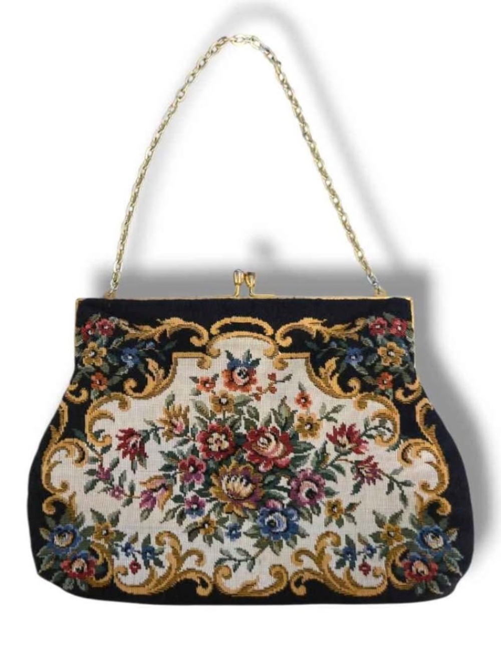Vintage Tapestry Purse by Goldco - Picture 8 of 9